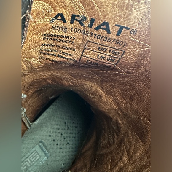 Ariat Legend Phoenix Western Boot Men's Size 10 D Brown cowboy boots - Picture 13 of 13